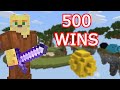 I Got 500 Wins In Cubecraft Eggwars! - Minecraft PS4 Servers!