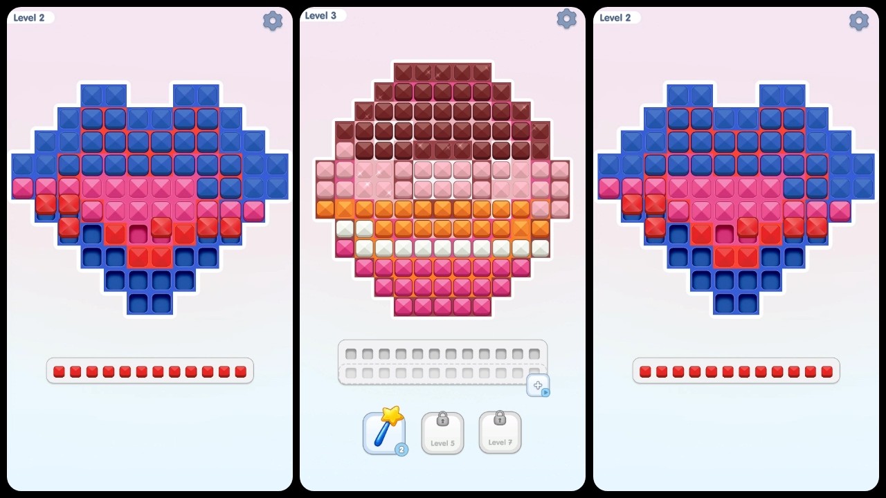 Diamond Sort: Mosaic Art Game Mobile Gameplay Android