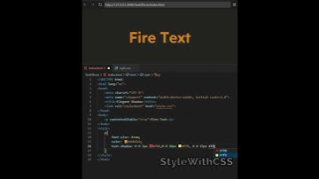 Text Effect using CSS  #7 |⚡ CSS Shorts for beginners #ytshorts #css #webdevelopment #cssanimation