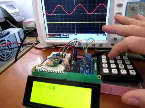 Generador de funciones. Signal Generator. AD9850 y Arduino. - YouTube