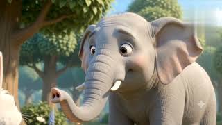 Elephant and Rabbit’s Amazing Friendship 🥰 | Funny Animal Story |