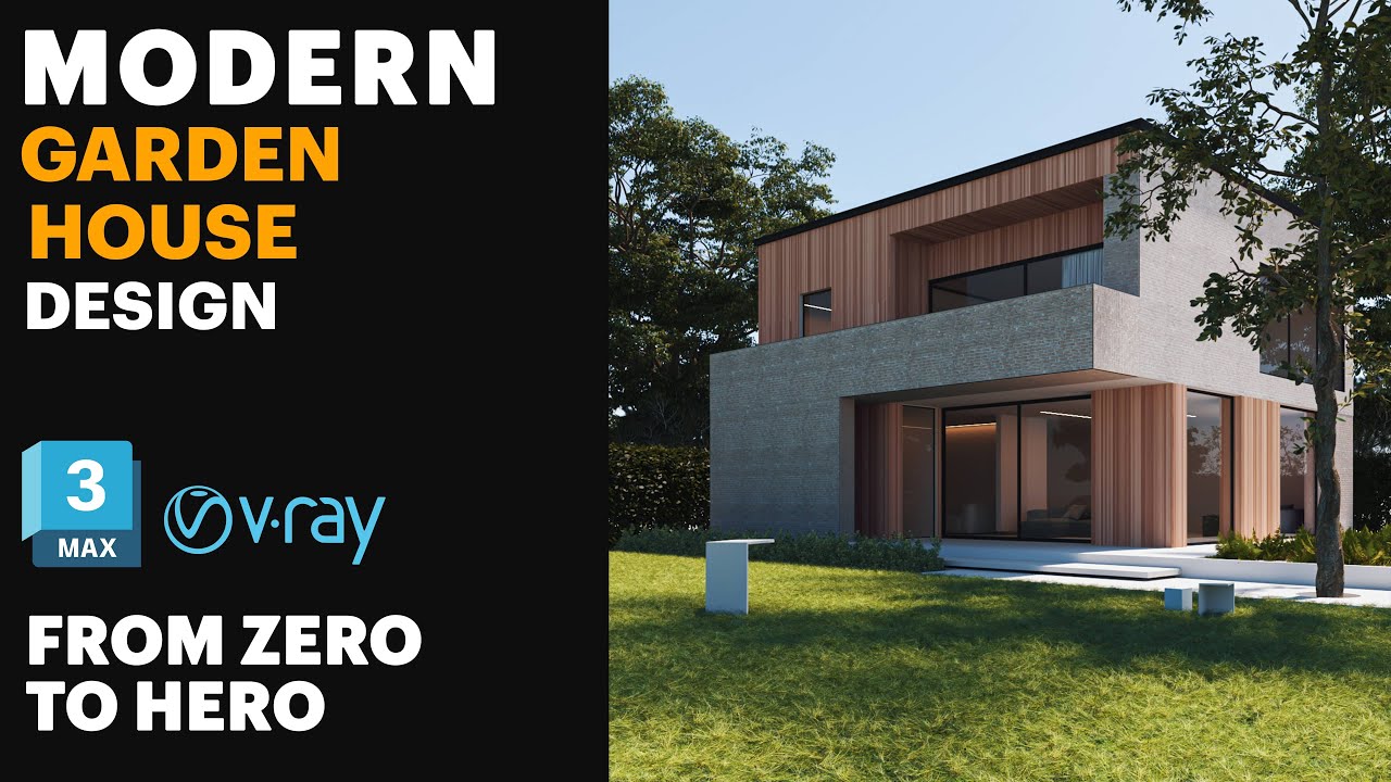 3DMAX tutorial : EXTERIOR MODELING/ from zero to hero/ beginner ...