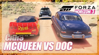 Forza Horizon 3  Cars Recreation!! (McQueen vs Doc Hudson)