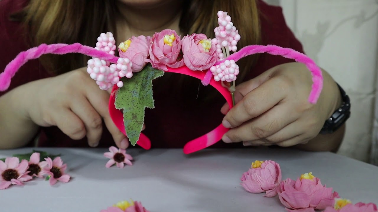 DIY BUTTERFLY ANTENNA HEADBAND CRAFTY IKAY YouTube