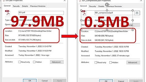 How to Reduce PDF Size with the same quality, របៀបបង្រូមទំហំ PDF size ដោយអោយនៅច្បាស់ដដែល