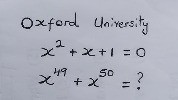 Oxford University 🎓 Entrance Exam | Can you solve ?