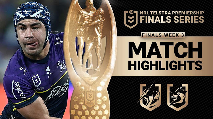NRL 2024 | Storm v Roosters | Match Highlights