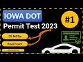 Iowa dot permit practice test 2023 dmv written test 35 mcqs