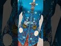 Elvedina Kebaya in Ocean Blue Cotton - Royal Kebaya