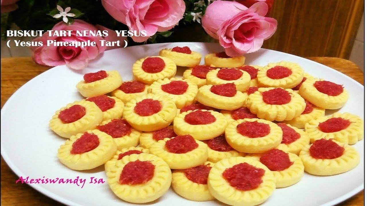 BISKUT TART NENAS YESUS ( Yesus Pineapple Tart Cookies ...