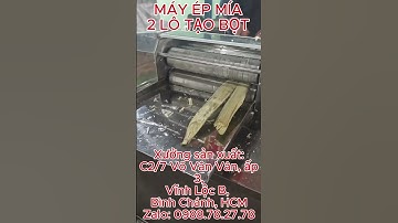 Siêu phẩm máy ép mía 2 lô tạo bọt newtech