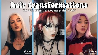 🥀⛓hair transformation tiktok compilation | &quot;he only likes her because she&#39;s old&quot; tiktok trend⛓🥀