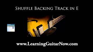 E Shuffle Backing Track chords