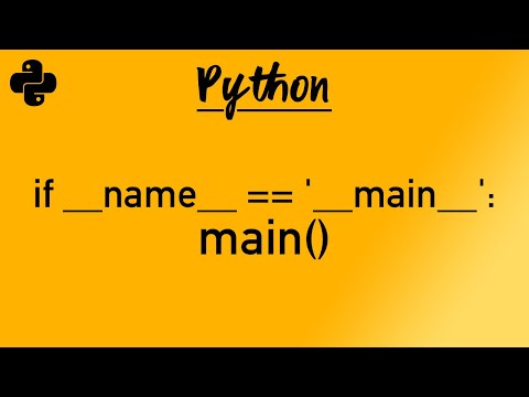 Video: ¿Qué es __ main __ PY?