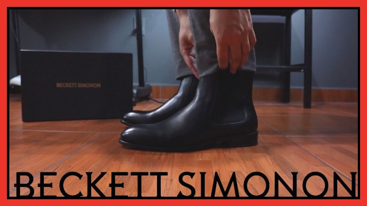 Beckett Simonon Bolton Chelsea Boots | Black | Size 9 | Men's Boot