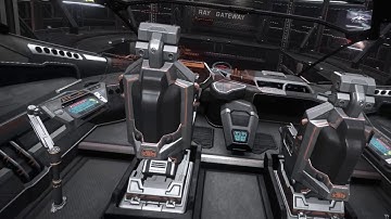 Elite   Dangerous Cobra Bridge in VR - Walk around