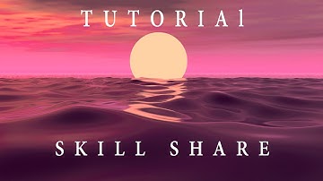 How to make ocean in maya 2018 | Maya water tutorial