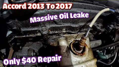 Honda accord 2013 to 2017 Valve cover gasket $45 repair    OIL LEAK FIX