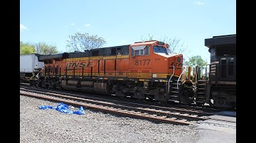 Westbound NS 21M With BNSF Trailing