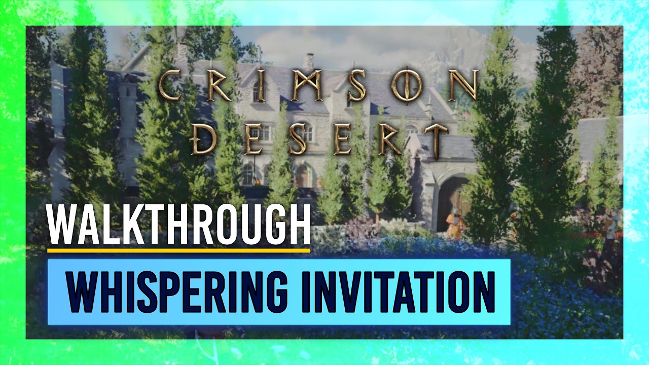 Whispering Invitation + Secrets & Puzzle Solutions| Crimson Desert Walkthrough thumbnail