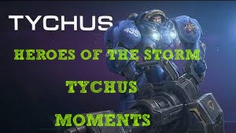 Heroes of the Storm(HotS) - Tychus moments - Alpha gameplay footage