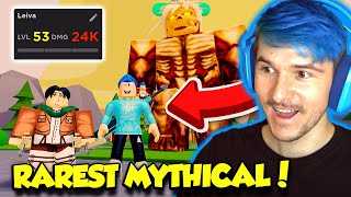 I UNLOCKED THE RAREST MYTHICAL LEVI CHARACTER IN ANIME FIGHTERS SIMULATOR!! (Roblox)