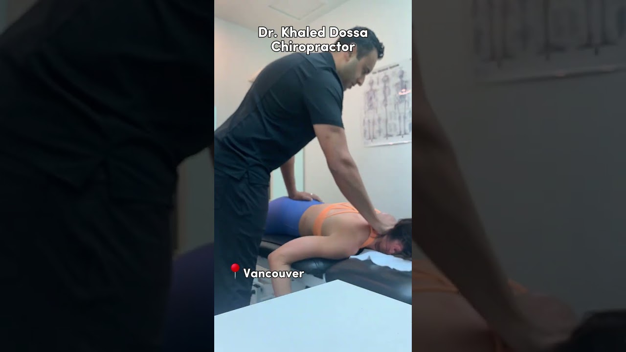 Lagree West Instructor Kiki gets Treatment from Vancouver Chiropractor
