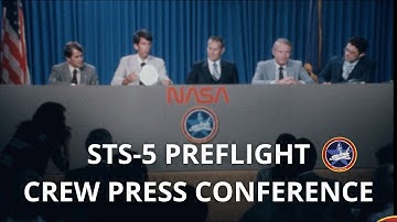 First Operational Space Shuttle Mission |  STS-5 Astronaut Crew Press Briefing