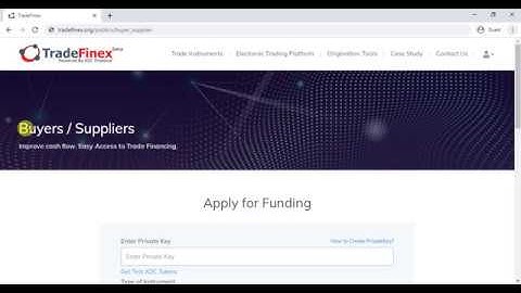 Learn How to Apply for Trade Finance Funding on TradeFinex.
