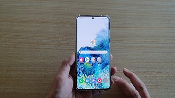 Galaxy S20/S20+: How to Enable / Disable Date To Read Aloud in Status Bar Information