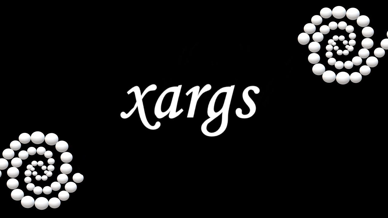Xargs Icon xargs linux - YouTube