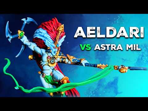 AELDARI VS ASTRA MILITARUM | WARHAMMER BATTLE REPORT