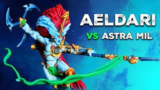 AELDARI VS ASTRA MILITARUM | WARHAMMER BATTLE REPORT