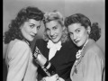 I can dream cant i 1950  the andrews sisters