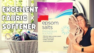How to use EPSOM SALTS as a FABRIC SOFTENER!