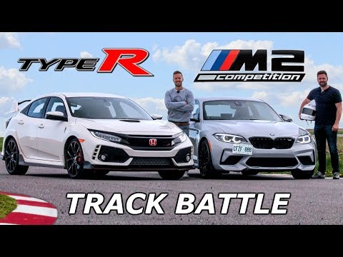 bmw-m2-competition-vs-honda-civic-type-r---track-review-//-drag-race-&-lap-times