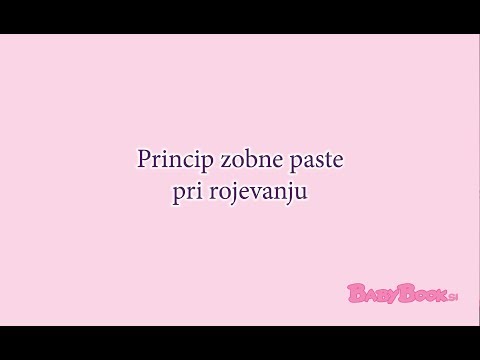 Princip zobne paste pri rojevanju