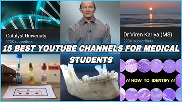 (FOR PRACTICAL & STEEPLECHASE) 15 BEST YOUTUBE CHANNELS FOR MEDICAL STUDENTS||ANA, PHS& Biochemistry