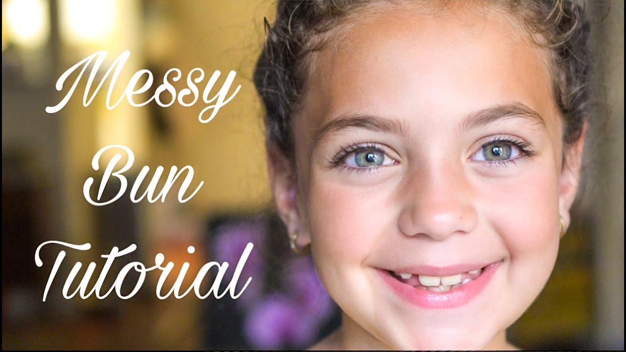 Viral Messy Bun Tutorial - Sophie Fatu and Family (Easy Hair Style)