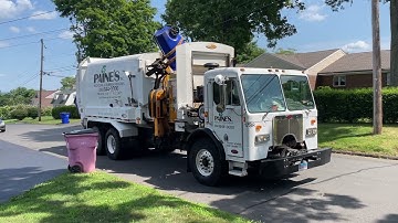 Paine’s Refurbished Peterbilt 320 Diesel Labrie Automizer on Heavy Recycling
