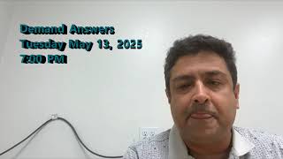 Information Demand accountability, May 13 2025, 7:00 PM San Ramon City Hall News