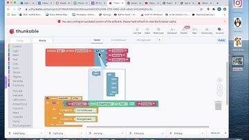 Thunkable (part 4): Variables, Lists and Loops