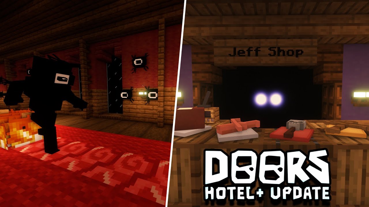 Roblox DOORS Hotel+ Bedrock Minecraft Map