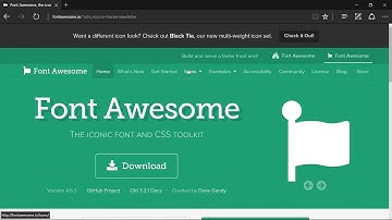 How to install and use font awesome