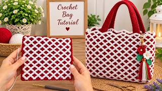 The Most Addictive 3D Crochet Pattern You'll Ever Try! 🧶 | Two-Color Stitch 😍