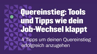 Monster Masterclass "Quereinstieg": Tools und Tipps wie dein Job-Wechsel klappt screenshot 1