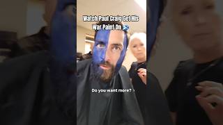 Watch Paul Craig Get His Scottish War Paint On Before UFC Paris Weigh-ins! 🏴👊🎨 #ufc #paulcraig