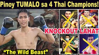 The Next Casimero? Pinoy DUMAYO at NAGPATUMBA ng APAT na Boxers ng THAILAND! Adrian Lerasan Fights
