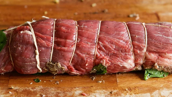 How to tie a stuffed flank steak