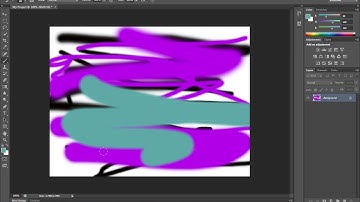 Using the paint brush tool in Adobe Photoshop CS6